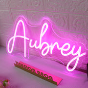 Aubrey Pink Neon Sign