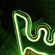 Austin City Map Neon Sign