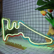 Austin City Map Neon Sign