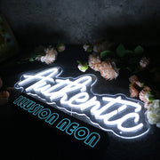 Authentic White Neon Sign