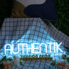 Authentik Blue Neon Sign