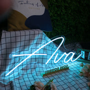 Ava Blue Neon Sign