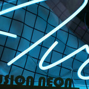 Ava Blue Neon Sign