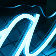 Ava Blue Neon Sign