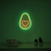 Avocado Heart Neon Sign