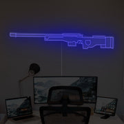 AWM Gun Neon Sign