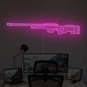 AWM Gun Neon Sign