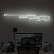 AWM Gun Neon Sign