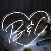 B And C Neon Sign