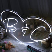 B And C Neon Sign