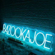 B4ZOOKAJOE Blue Neon Sign