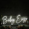 Baby Enzo White Neon Sign