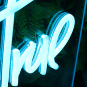 Baby True Blue Neon Sign