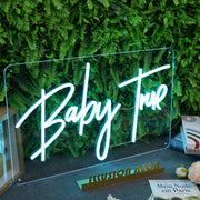 Baby True Blue Neon Sign