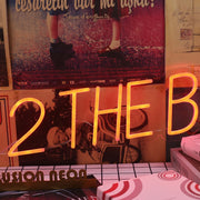 BACK 2 THE BS Red Custom Neon Sign