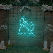 Back To Back Wedding Custom Neon Sign