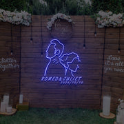 Back To Back Wedding Custom Neon Sign