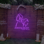 Back To Back Wedding Custom Neon Sign