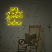 Bad Bitch Energy LED Neon Sign