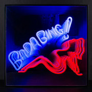 Bada Bing Infinity Mirror Neon Sign