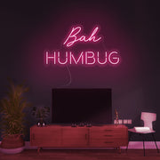 Bah Humbug Neon Sign