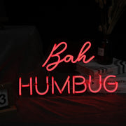 Bah Humbug Neon Sign