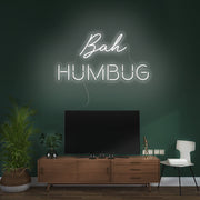 Bah Humbug Neon Sign