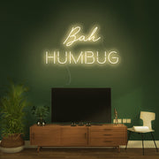 Bah Humbug Neon Sign