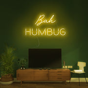 Bah Humbug Neon Sign