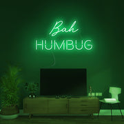 Bah Humbug Neon Sign