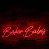 Baker Babes Red Neon Sign