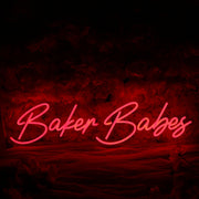 Baker Babes Red Neon Sign