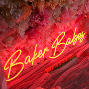 Baker Babes Red Neon Sign