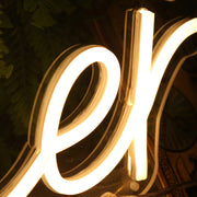 Baker Yellow Neon Sign