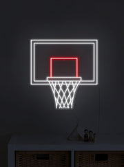 Baksetball Hoop Neon Sign