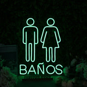 Banos Toliet Neon Sign