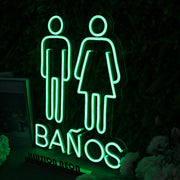 Banos Toliet Neon Sign