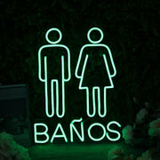 Banos Toliet Neon Sign