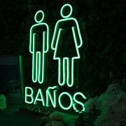 Banos Toliet Neon Sign