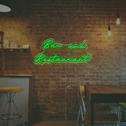 Bar And Restaurant LED Neon Sign