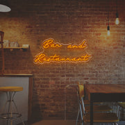 Bar And Restaurant LED Neon Sign