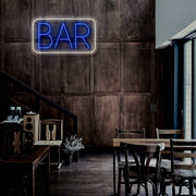 Bar With Frame Neon Sign