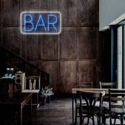 Bar With Frame Neon Sign