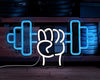 Barbell Neon Sign Gym Lighting Decoration For Fitness Center