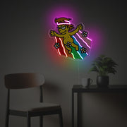 Bart Simpson With Rainbow LED Neon Acrylic Artwork