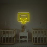 Basketball Basket LED Neon Sign