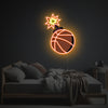 Basketball Bomb LED Neon Acrylic Artwork