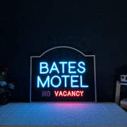 Bates Motel No Vacancy Neon Sign