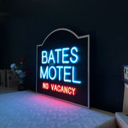 Bates Motel No Vacancy Neon Sign