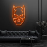 Batman Face Neon Sign